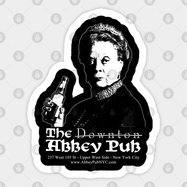 The (Downton) Abbey Pub Sticker by UselessRob